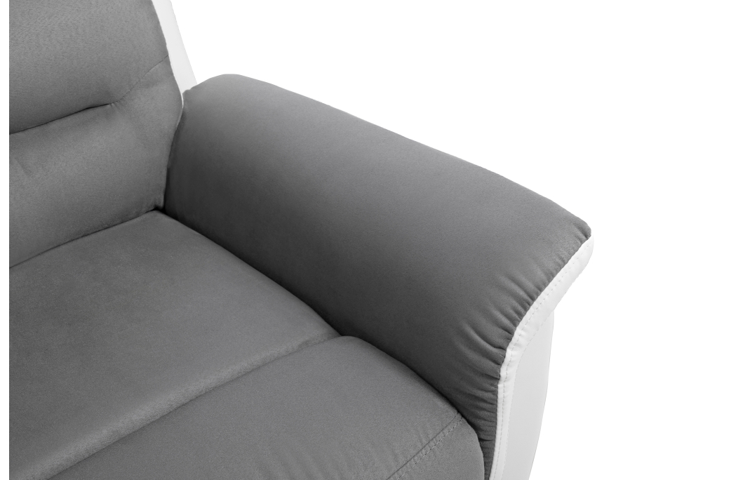 Canapé de Relaxation 3 places en Microfibre / Simili LÉON