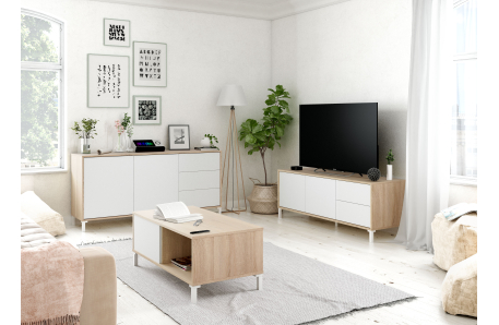 Buffet AMAYA 2 portes et 3 tiroirs L154cm