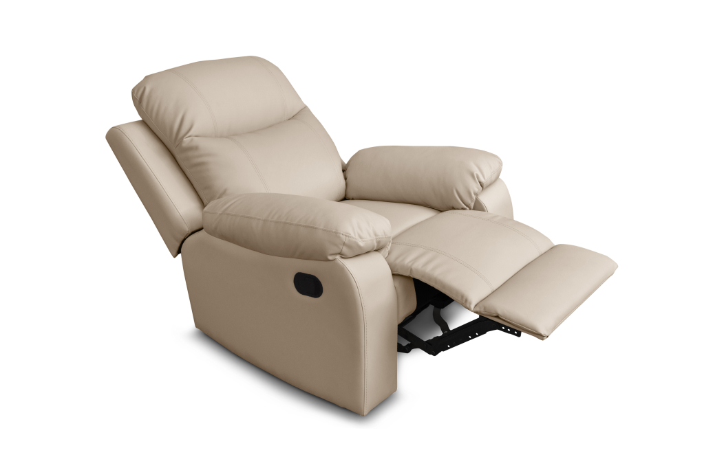 Fauteuil de relaxation BONA en tissu imitation cuir