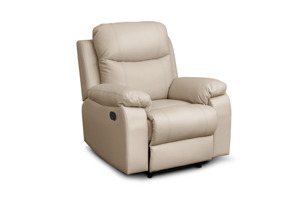 Fauteuil de relaxation BONA en tissu imitation cuir