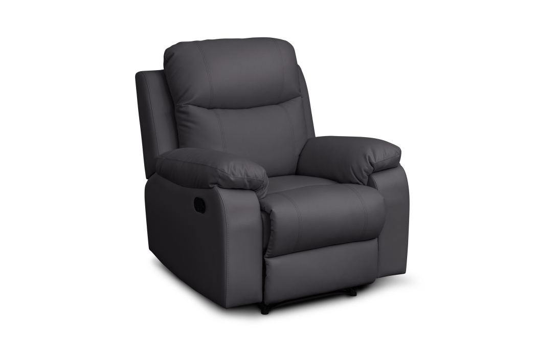 Fauteuil de relaxation BONA en tissu imitation cuir