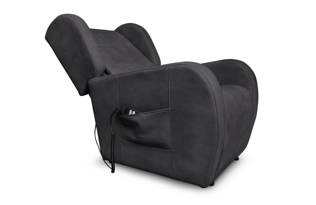 Fauteuil de relaxation LISE électrique et releveur en tissu