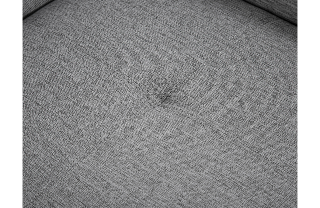 PARMA - Canapé d'angle convertible avec coffre en tissu