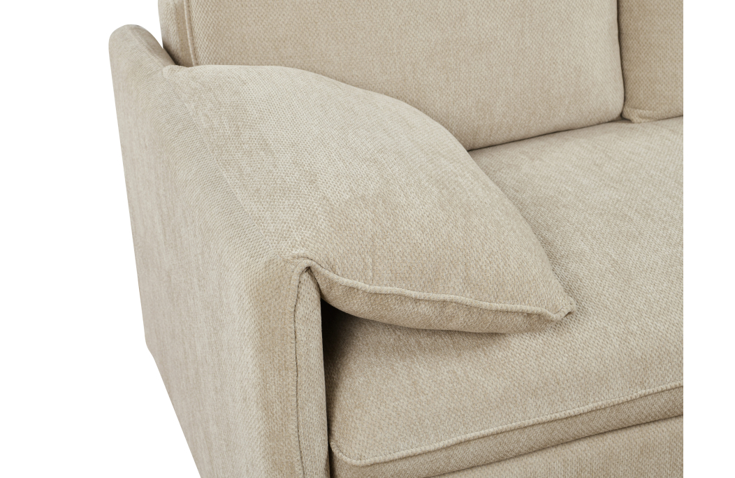Canapé d'angle MATHIS réversible convertible en tissu