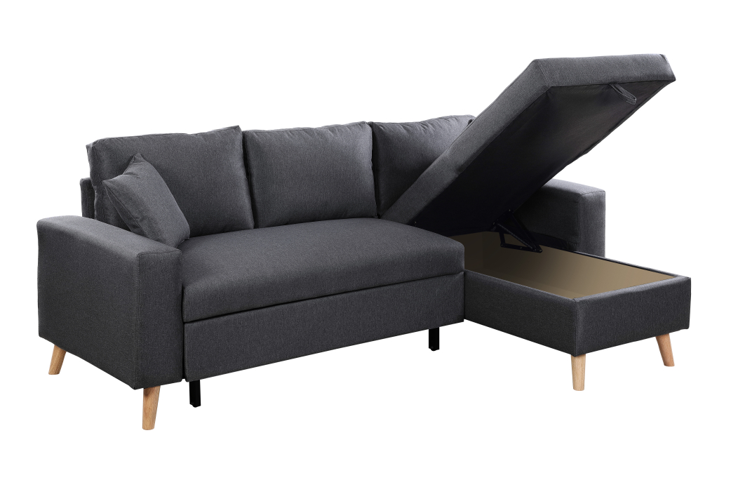 Canapé d'Angle MARIA SCANDINAVE Réversible et Convertible