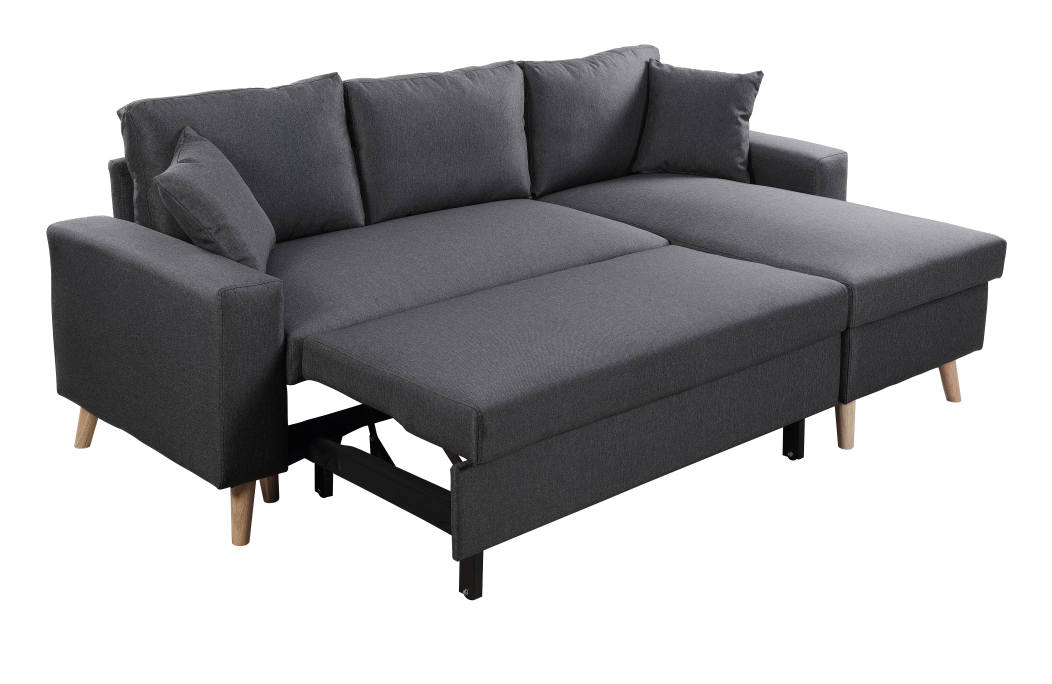 Canapé d'Angle MARIA SCANDINAVE Réversible et Convertible