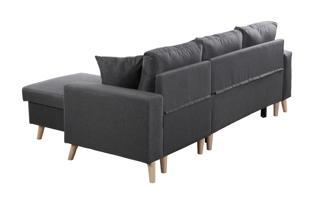 Canapé d'Angle MARIA SCANDINAVE Réversible et Convertible