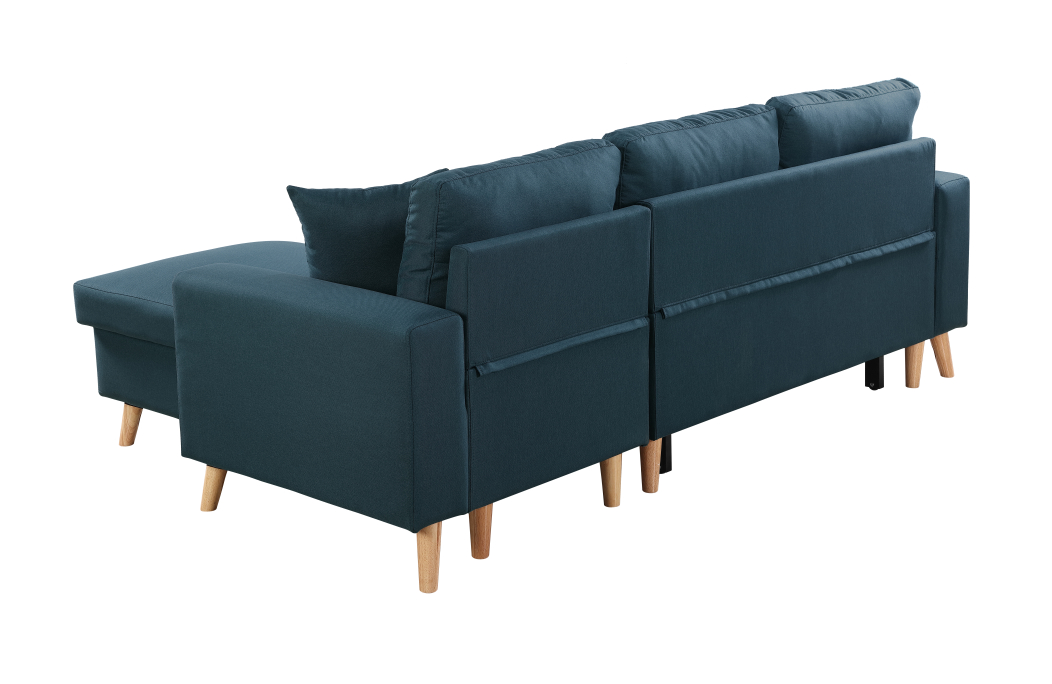 Canapé d'Angle MARIA SCANDINAVE Réversible et Convertible