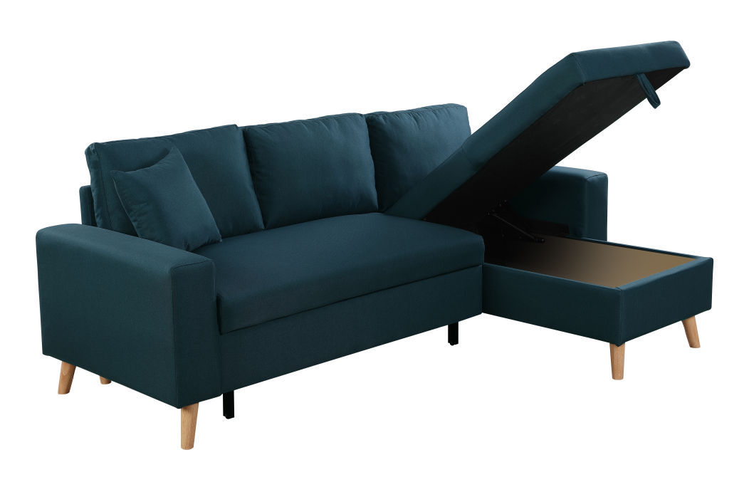Canapé d'Angle MARIA SCANDINAVE Réversible et Convertible