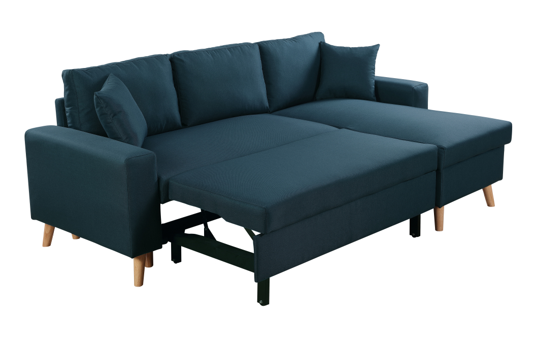 Canapé d'Angle MARIA SCANDINAVE Réversible et Convertible