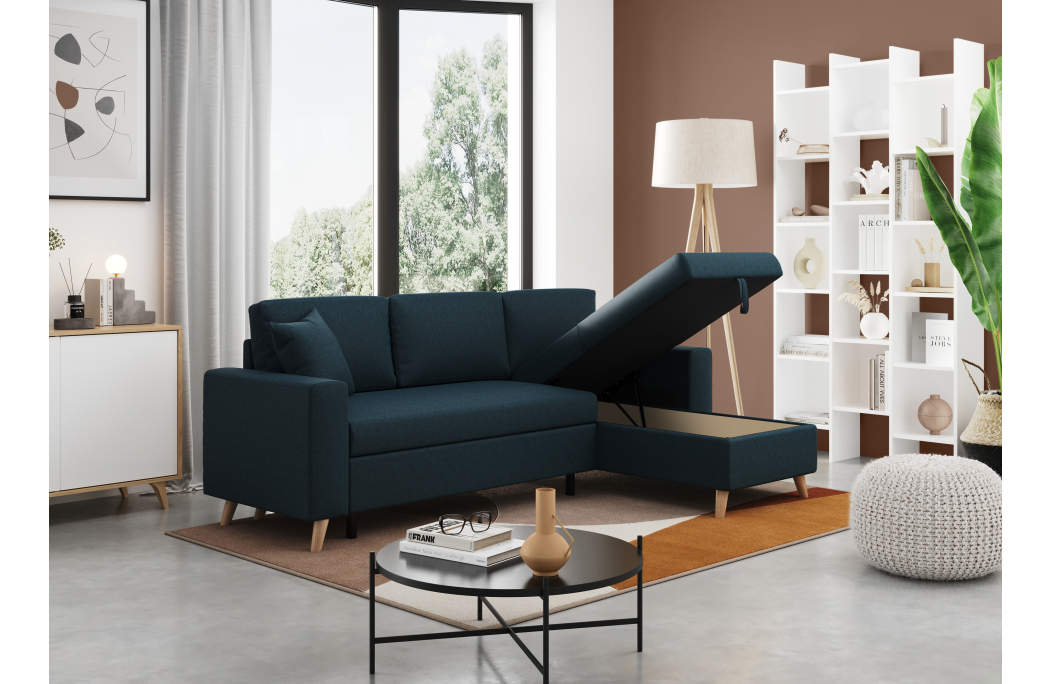 Canapé d'Angle MARIA SCANDINAVE Réversible et Convertible