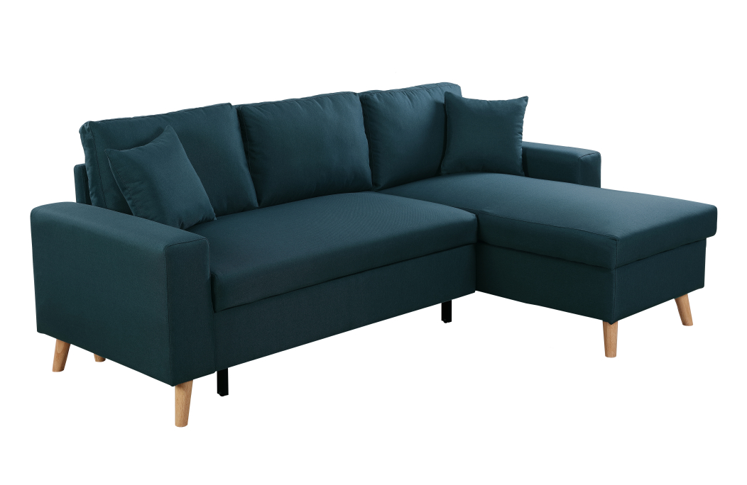 Canapé d'Angle MARIA SCANDINAVE Réversible et Convertible