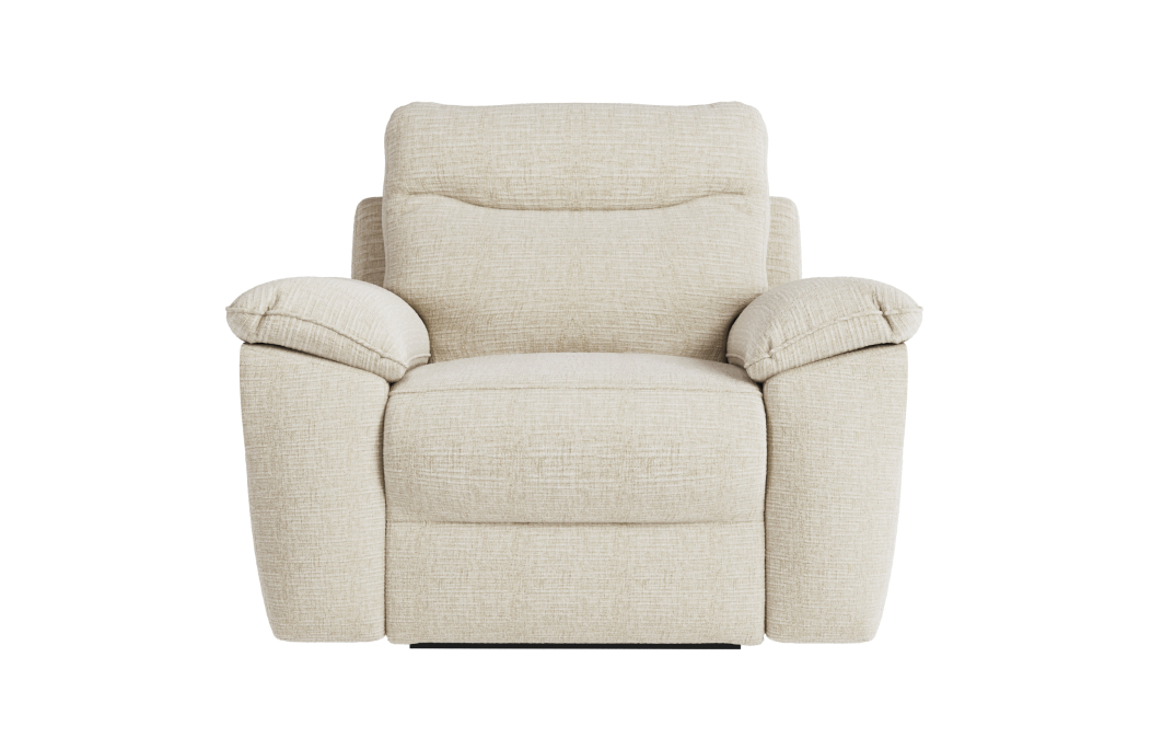 Fauteuil de relaxation électrique ROSS en tissu texturé 3D