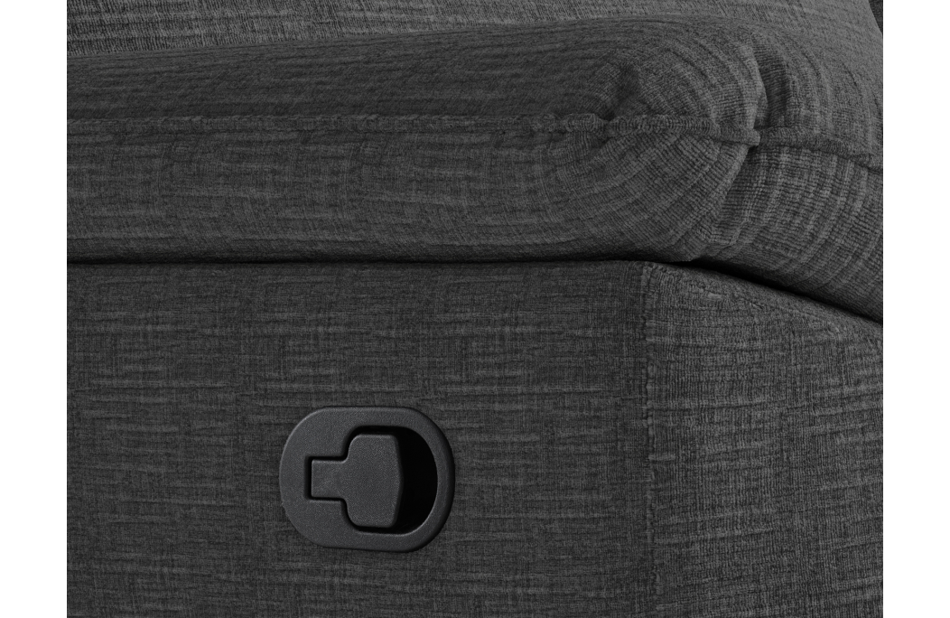 Fauteuil de relaxation manuel ROSS en tissu texturé 3D