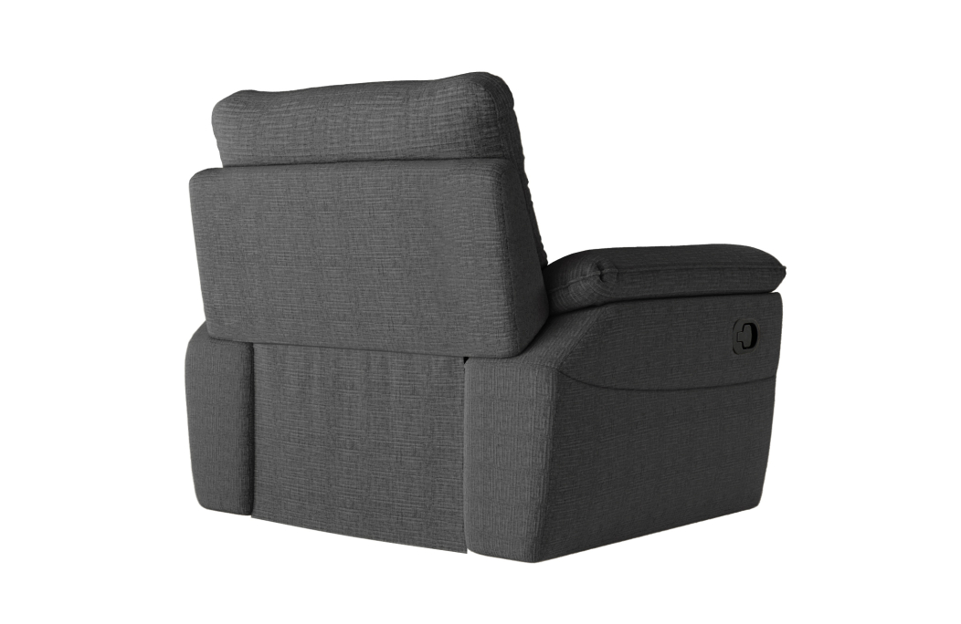 Fauteuil de relaxation manuel ROSS en tissu texturé 3D
