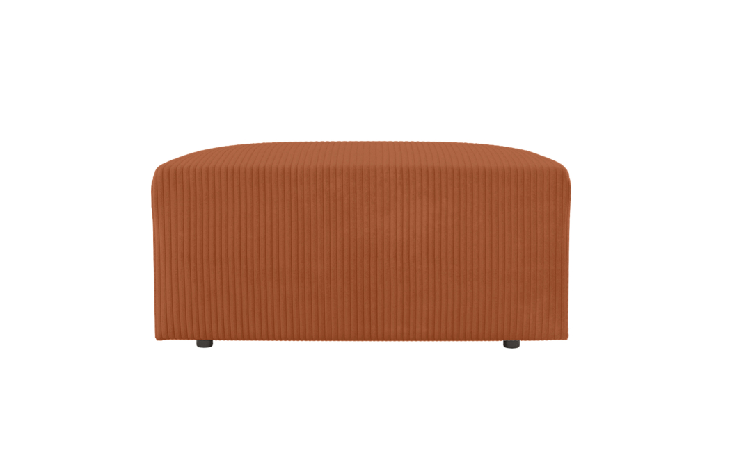 Pouf ROMANE en velours côtelé