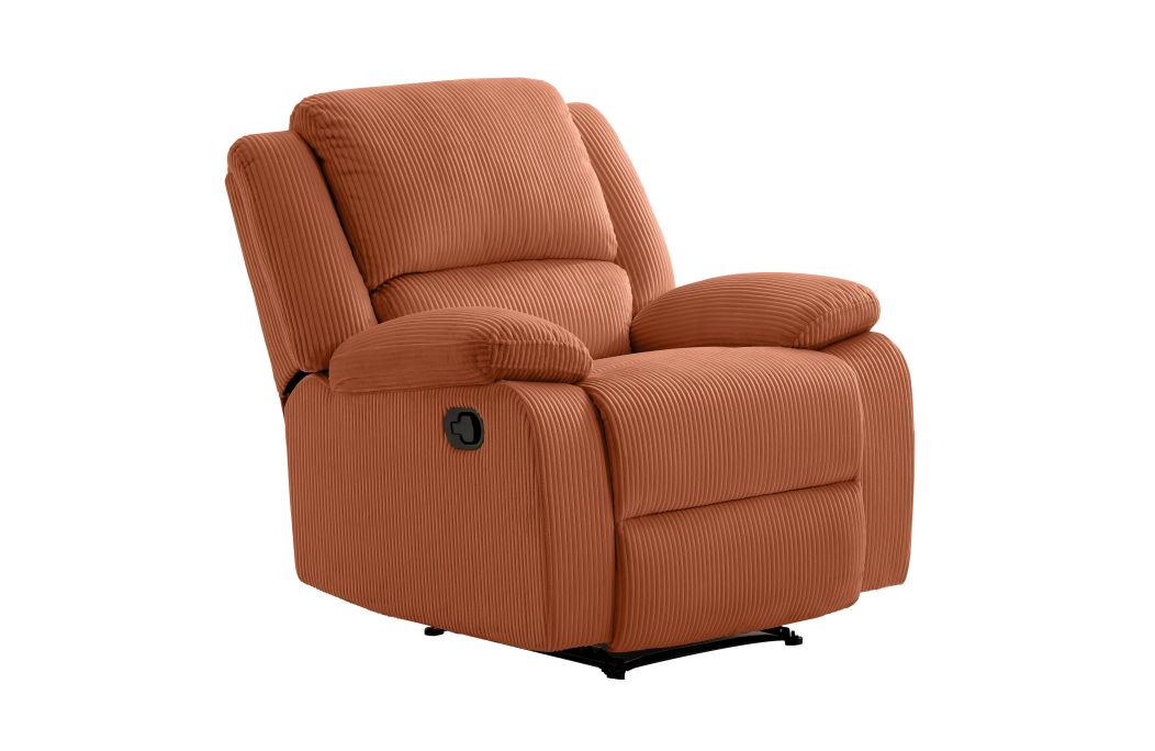 RELAXXO - Fauteuil de relaxation LEO en velours côtelé