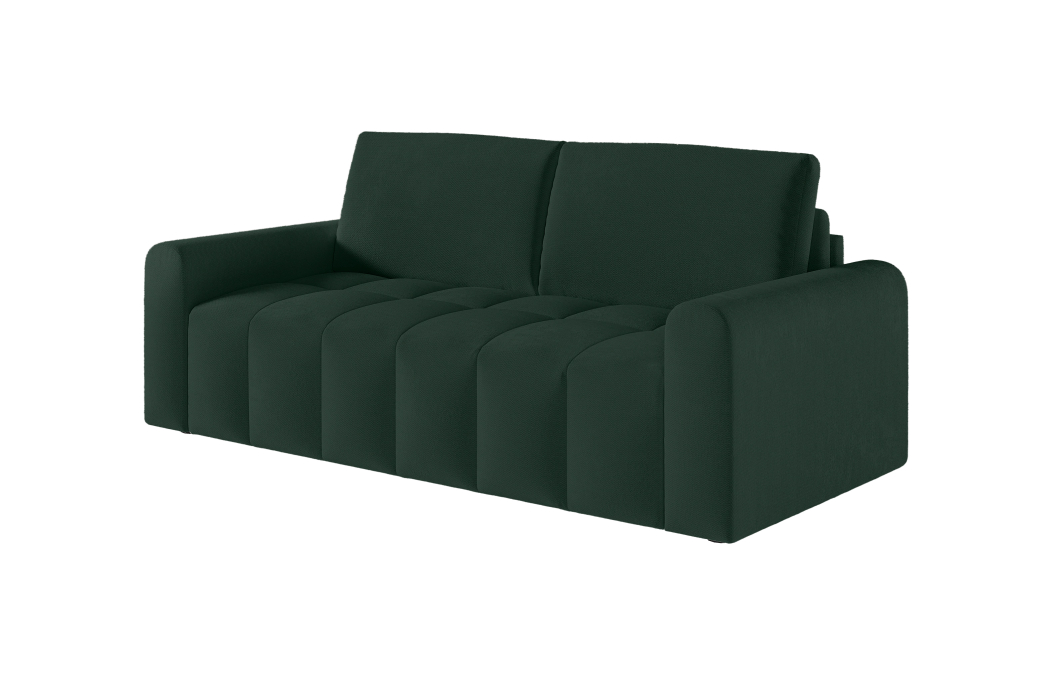 Canapé SILVIO convertible 3 places système couchage express en tissu