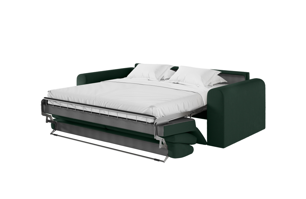 Canapé SILVIO convertible 3 places système couchage express en tissu