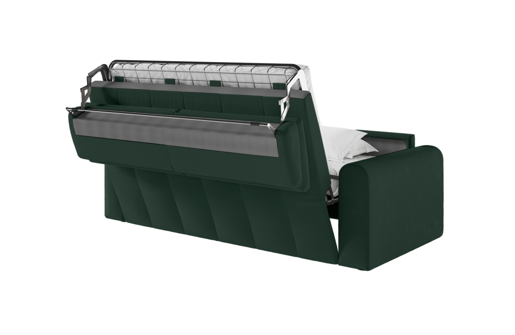 Canapé SILVIO convertible 3 places système couchage express en tissu