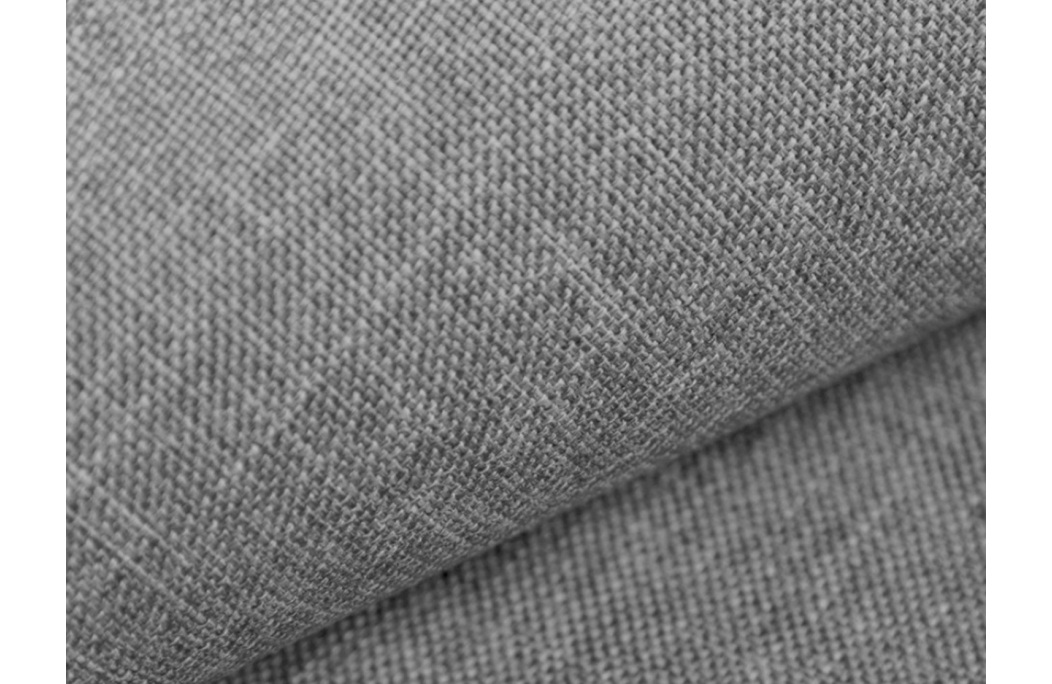 Canapé CAROLE d'angle convertible 4 places système couchage express avec têtières réglables en tissu