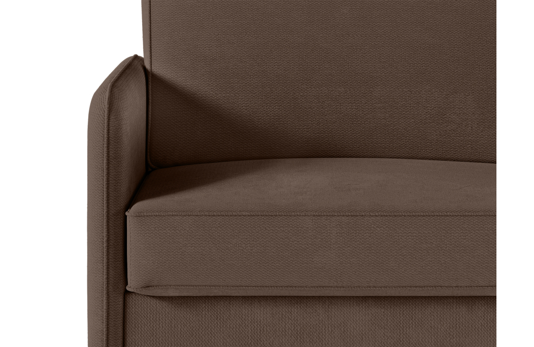 Canapé MIKA convertible 3 places système couchage express en tissu