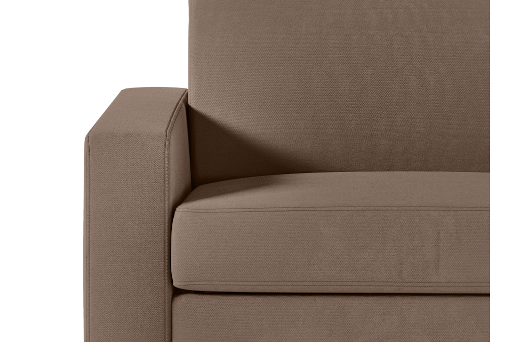 Canapé ADELE convertible 3 places système couchage express déhoussable en tissu