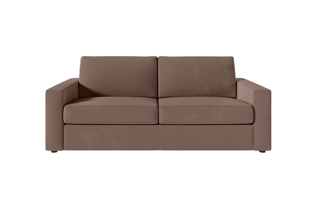 Canapé ADELE convertible 3 places système couchage express déhoussable en tissu