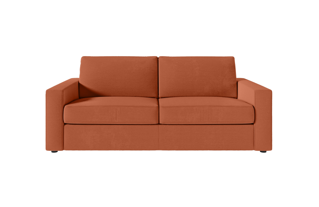 Canapé ADELE convertible 3 places système couchage express déhoussable en tissu