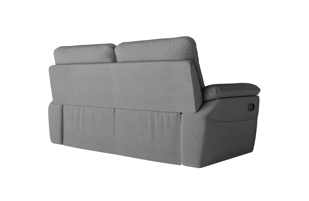 PACK - Canapé de relaxation ROSS manuel 3 places et fauteuil en tissu Easy Clean antitache