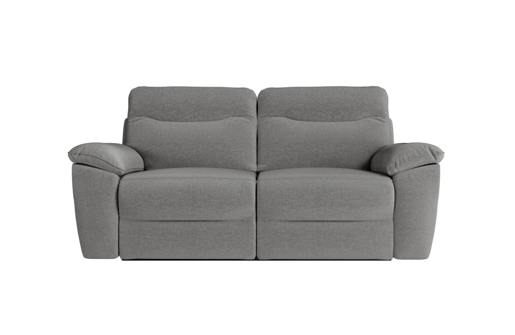 PACK - Canapé de relaxation ROSS manuel 3 places et fauteuil en tissu Easy Clean antitache
