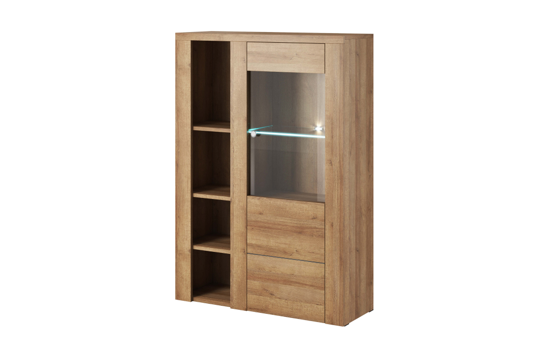 Buffet VOLTIA avec 1 porte vitrée - 100cm