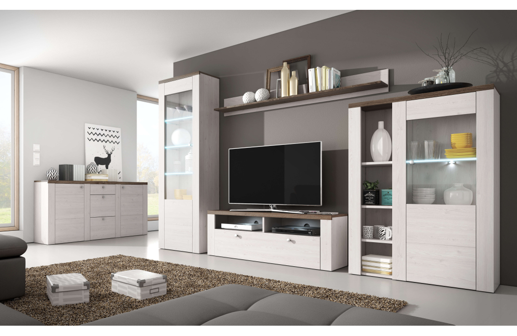 Buffet VOLTIA avec 2 portes et 3 tiroirs