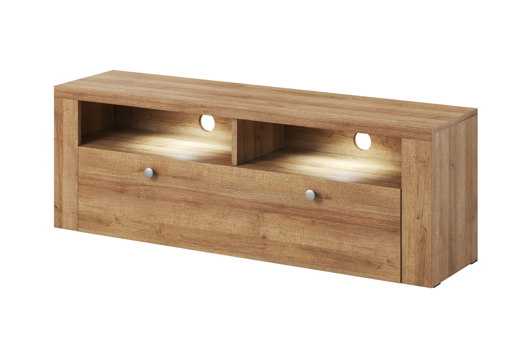 Meuble TV VOLTIA avec 2 portes et 1 niche