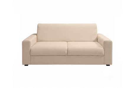 Canapé droit AGATHE CONFORT convertible 3 places couchage express en tissu