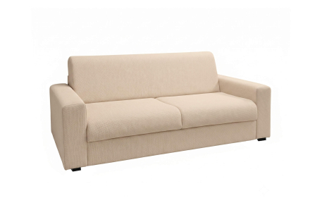 Canapé droit AGATHE CONFORT convertible 3 places couchage express en tissu