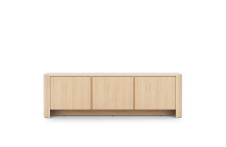Meuble TV SAVIO 3 portes bas à poser