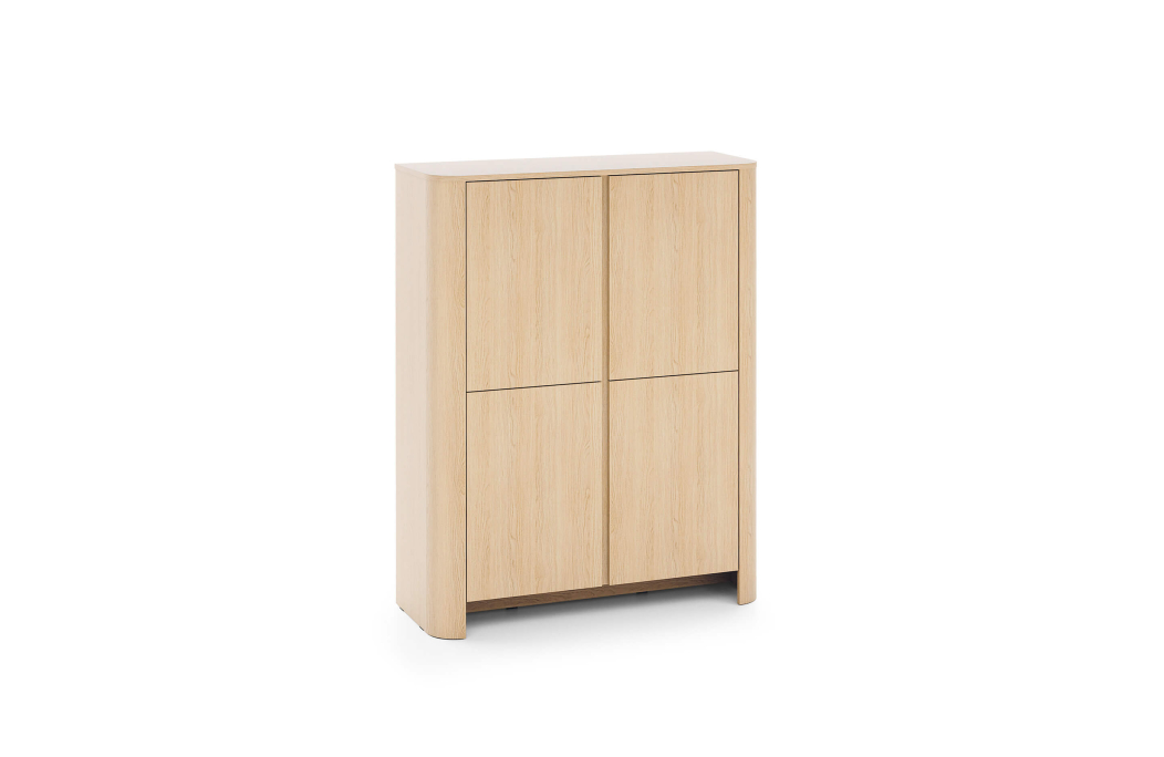 Buffet haut SAVIO 4 portes en bois