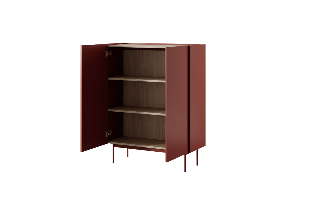 Buffet haut VIVARO 2 portes en bois