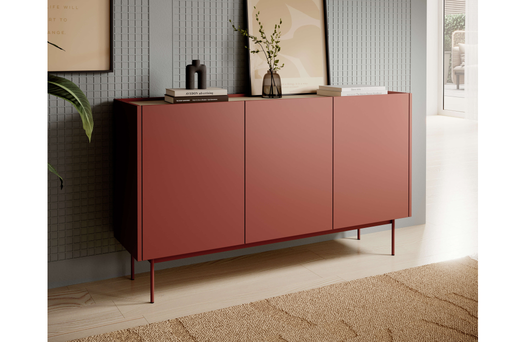 Buffet bas VIVARO 3 portes en bois