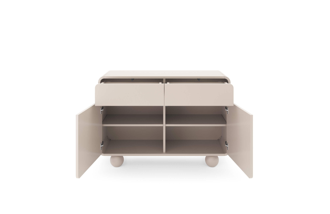Buffet bas ALBA 2 portes 2 tiroirs en bois