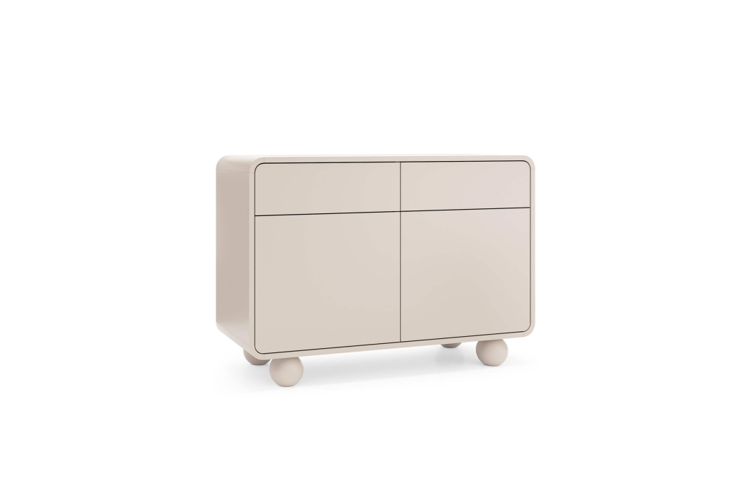 Buffet bas ALBA 2 portes 2 tiroirs en bois