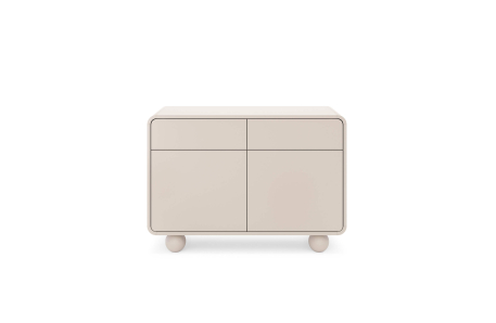 Buffet bas ALBA 2 portes 2 tiroirs en bois