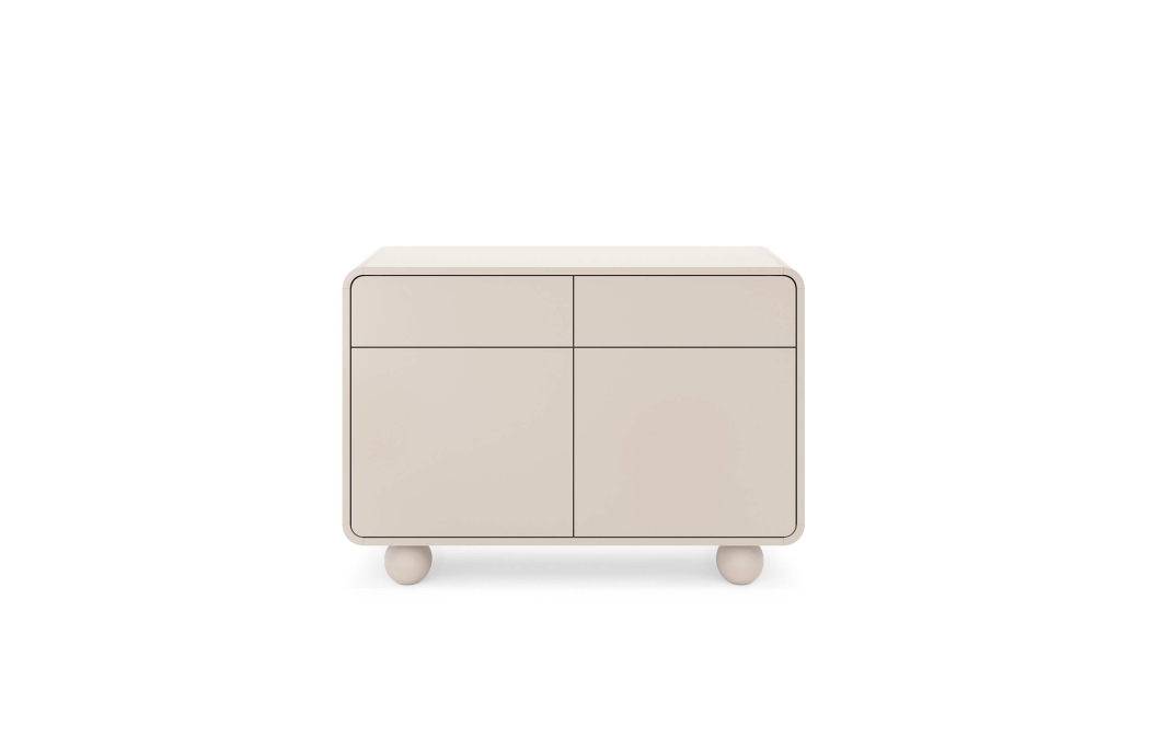 Buffet bas ALBA 2 portes 2 tiroirs en bois