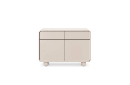 Buffet bas ALBA 2 portes 2 tiroirs en bois