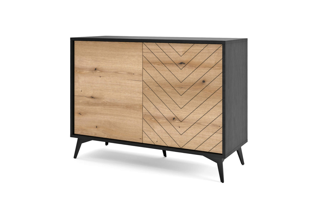 Buffet bas VARENA 2 portes en bois