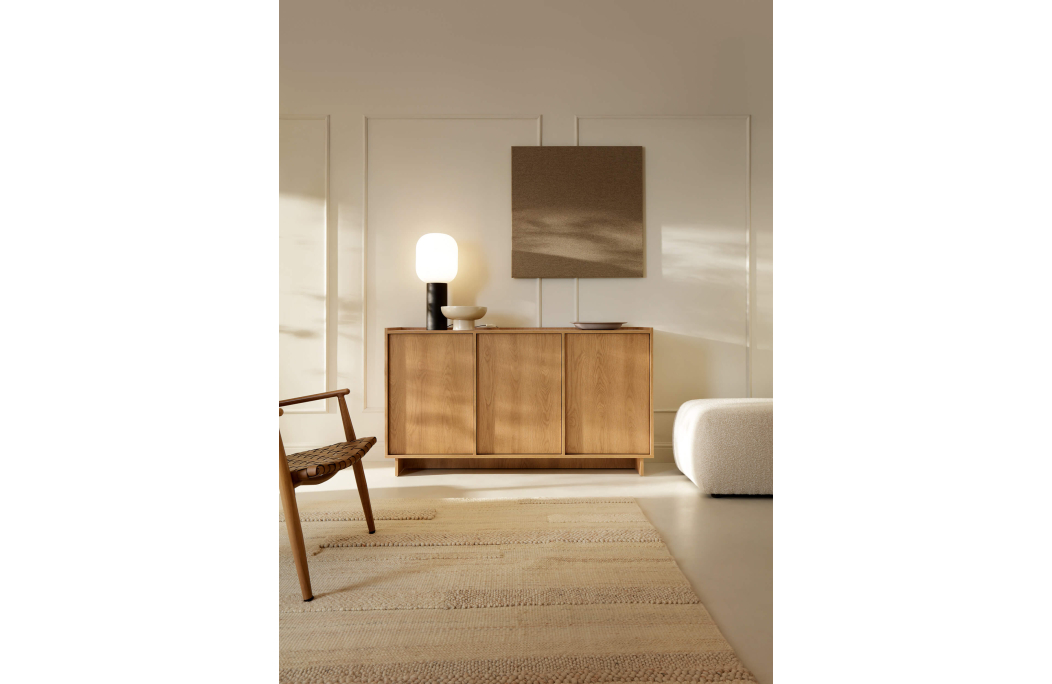 Buffet bas CASSARA 3 portes en bois
