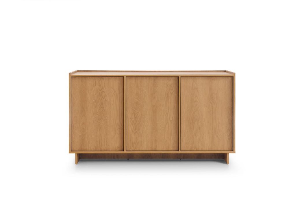 Buffet bas CASSARA 3 portes en bois