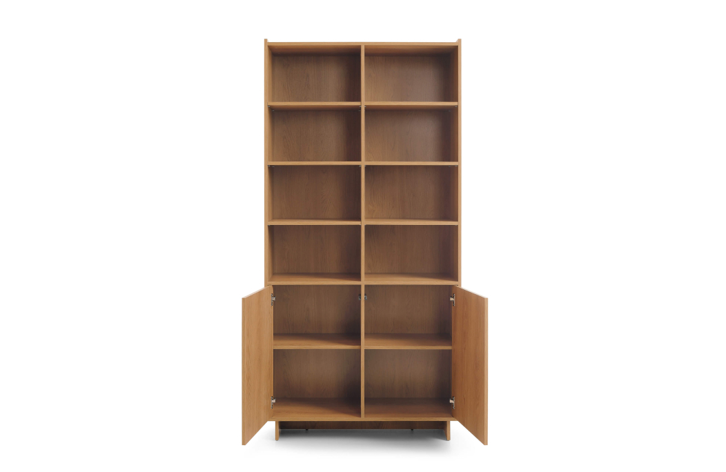 Bibliothèque CASSARA 2 portes en bois