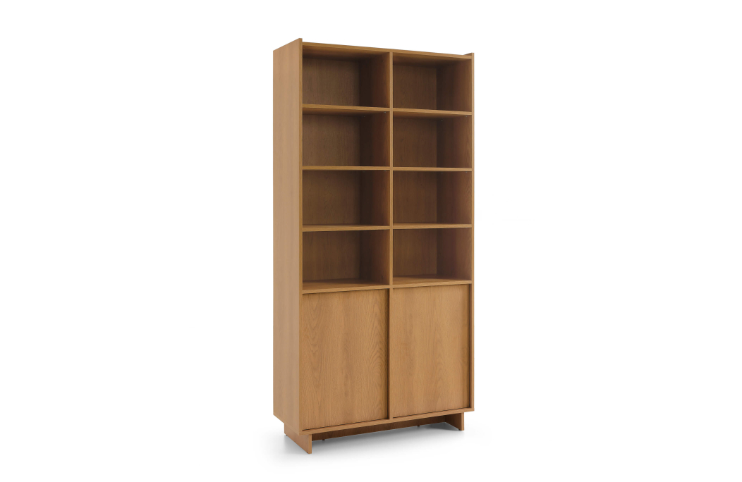 Bibliothèque CASSARA 2 portes en bois